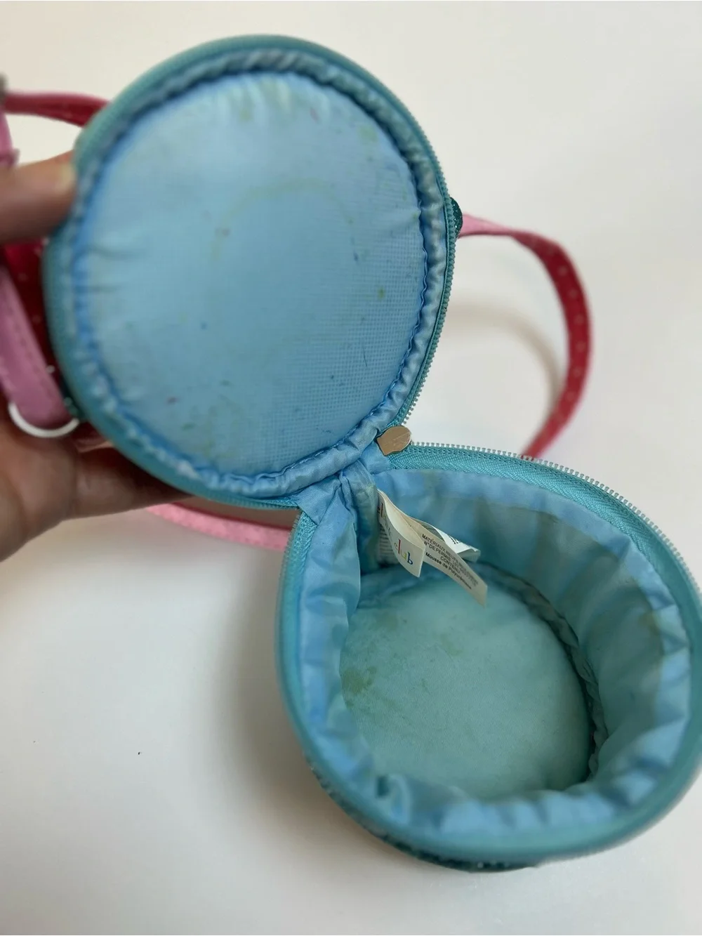 Claire's Cupcake Crossbody Purse Girls Pink Blue Sprinkle Novelty Mini Bag